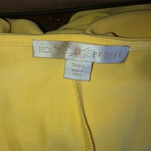 Boston Proper Dresses - New Boston Proper travel flutter yellow dress Boston Proper Dresses - New Boston Proper travel flutter yellow dress